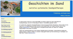 Desktop Screenshot of geschichten-im-sand.de